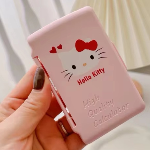 Sanrio HELLO KITTY 8-Digit Mini Portable Calculator - Picture 1 of 9